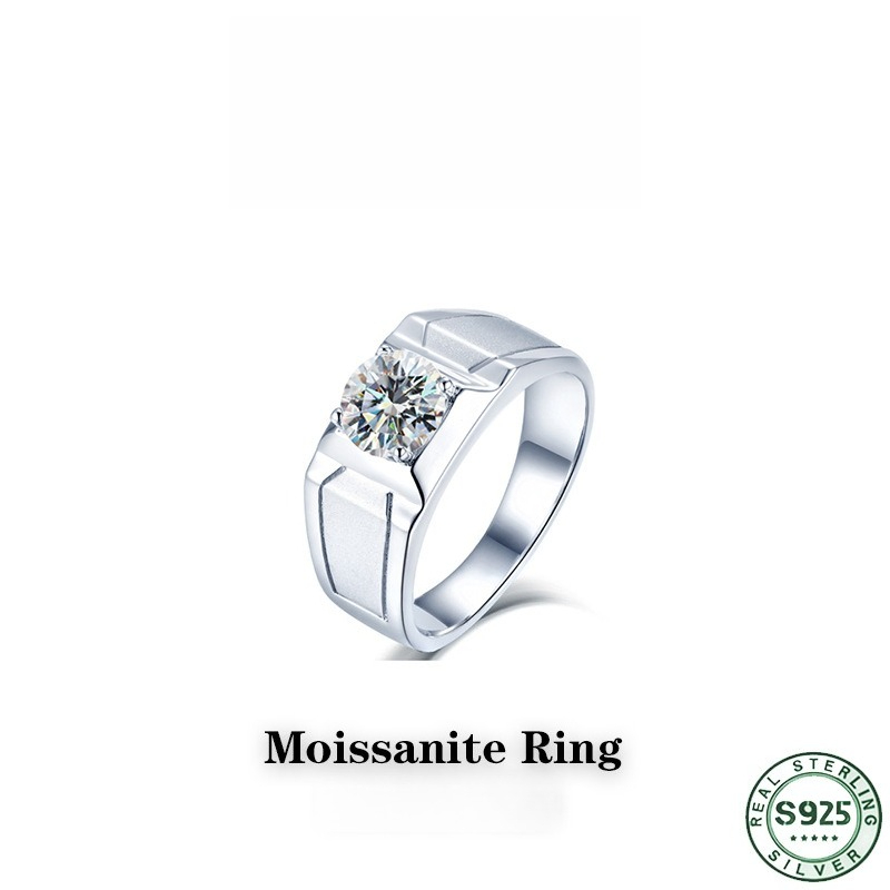 Hot selling s925 sterling silv - Moissanite Engagement Ring 1 Carat review and price