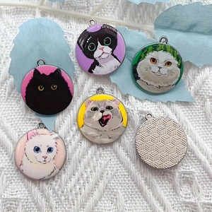 10pcs cartoon animal cat ename - Earrings review and price
