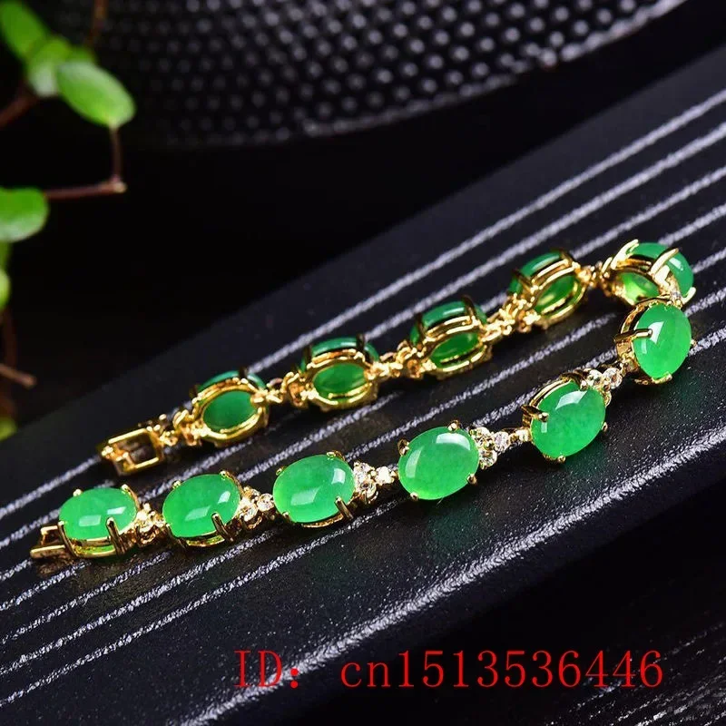 Natural Green Jade Agate LOVE  - Bracelets review and price