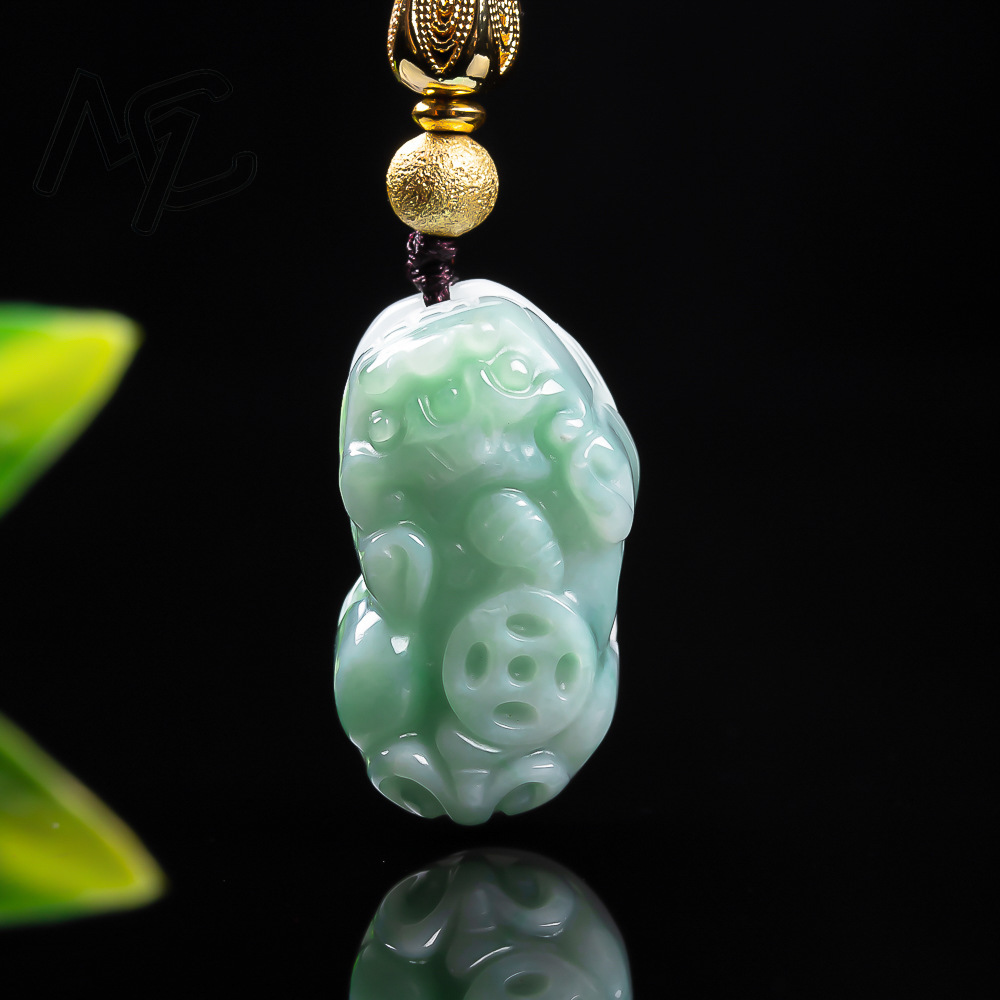 Natural Burmese A Emerald Pea  - Necklaces review and price