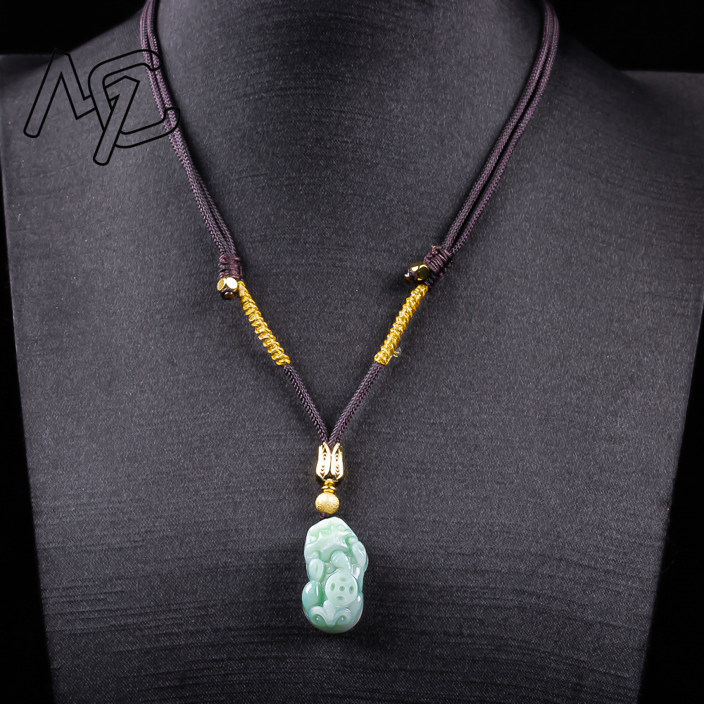 Natural Burmese A Emerald Pea  - Necklaces review and price