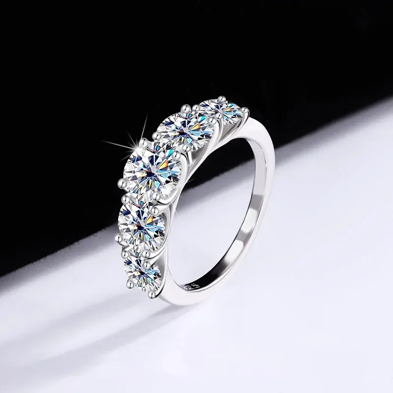 Luxury 18K White Gold Wedding  - Moissanite Engagement Ring 1 Carat review and price