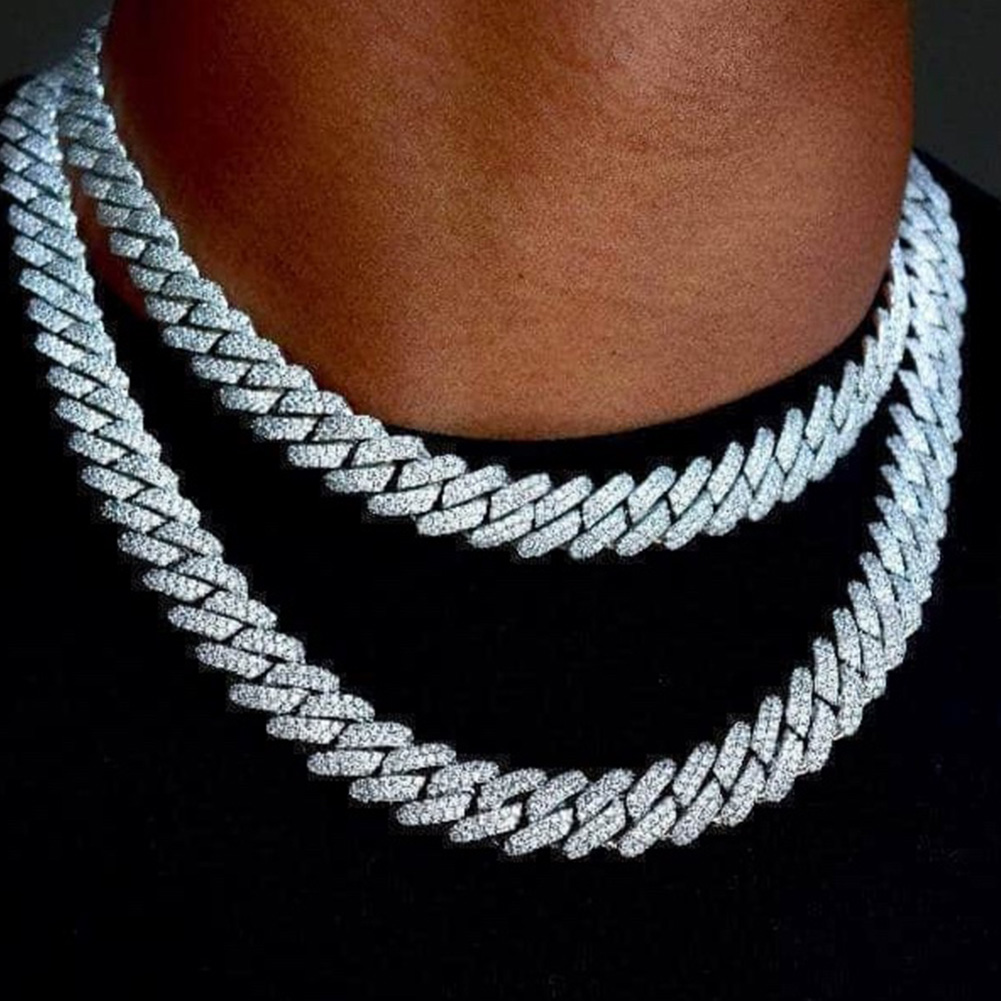 14mm Iced Out  Prong Cuban Lin - Cuban Link Chain 12Mm review and price