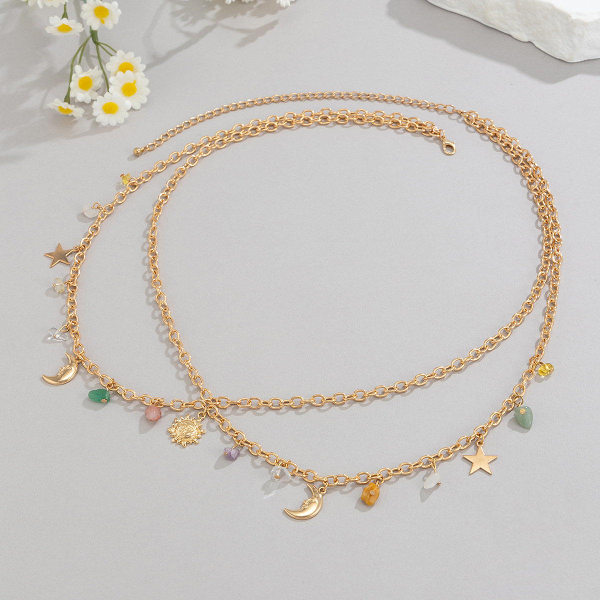 Boho Star Moon Sun Pendant Wai - Body Jewelry review and price