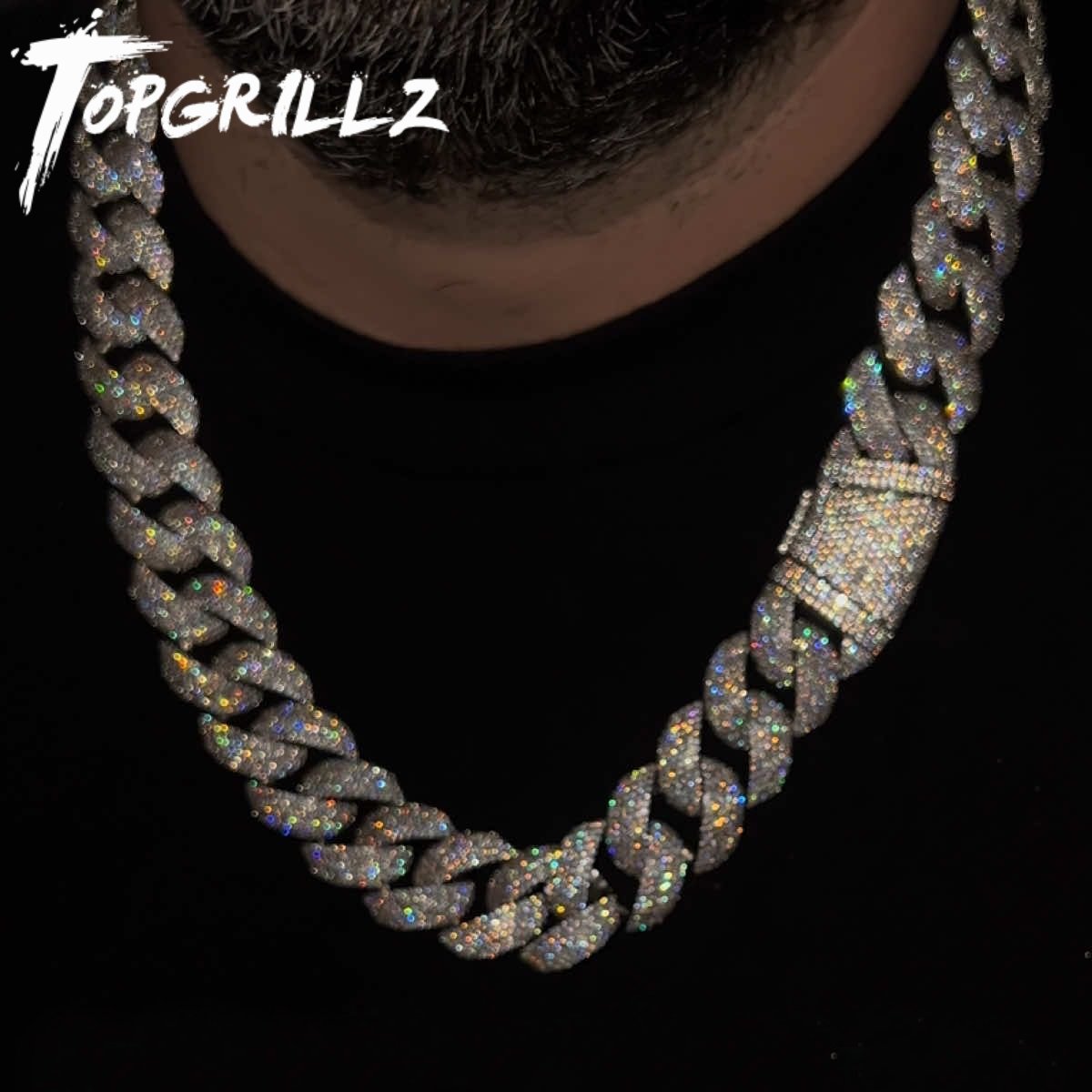 TOPGRILLZ 24mm Cuban Chain Nec - Cuban Link Chain 12Mm review and price