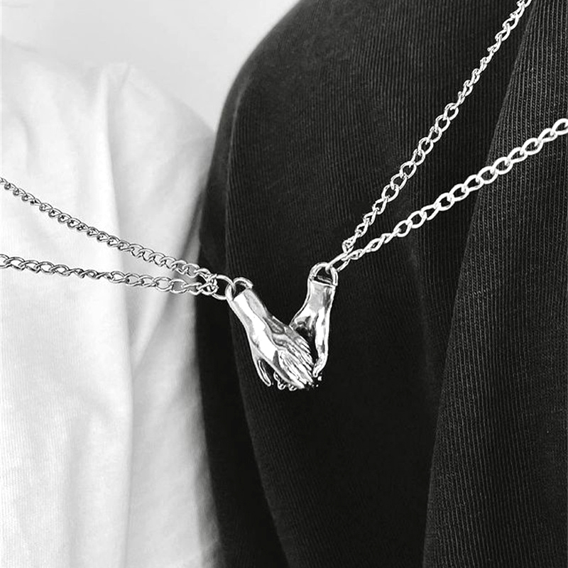 2Pcs/Set Couple Matching Neckl - Magnetic Couple Matching Necklaces review and price