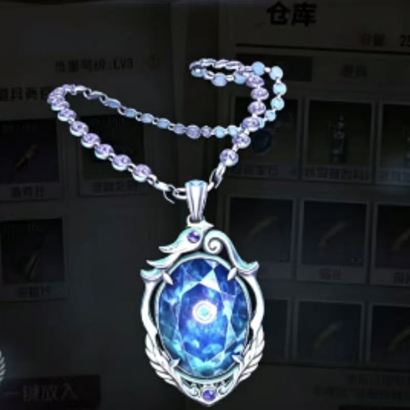 Identity V Cursed Sapphire Nec - Anime Pendant Necklace review and price