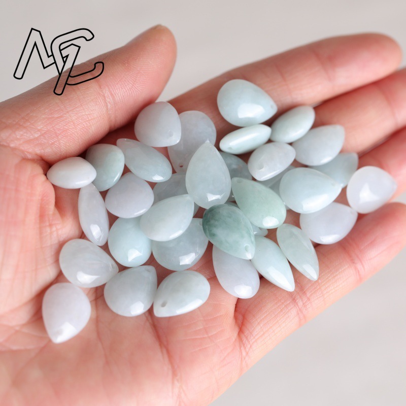 5PC Natural Jade Emerald Water - Earrings review and price