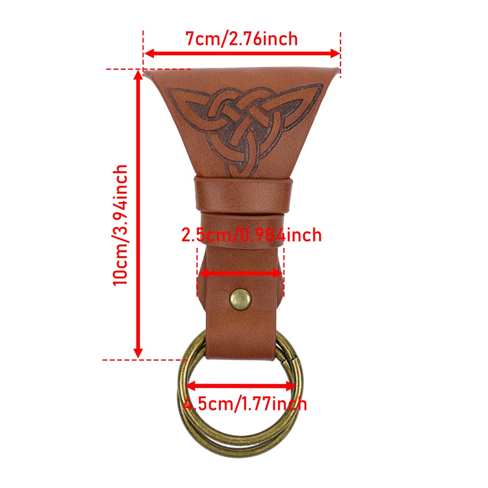 Medieval PU Leather Skirt Hike - Rings review and price