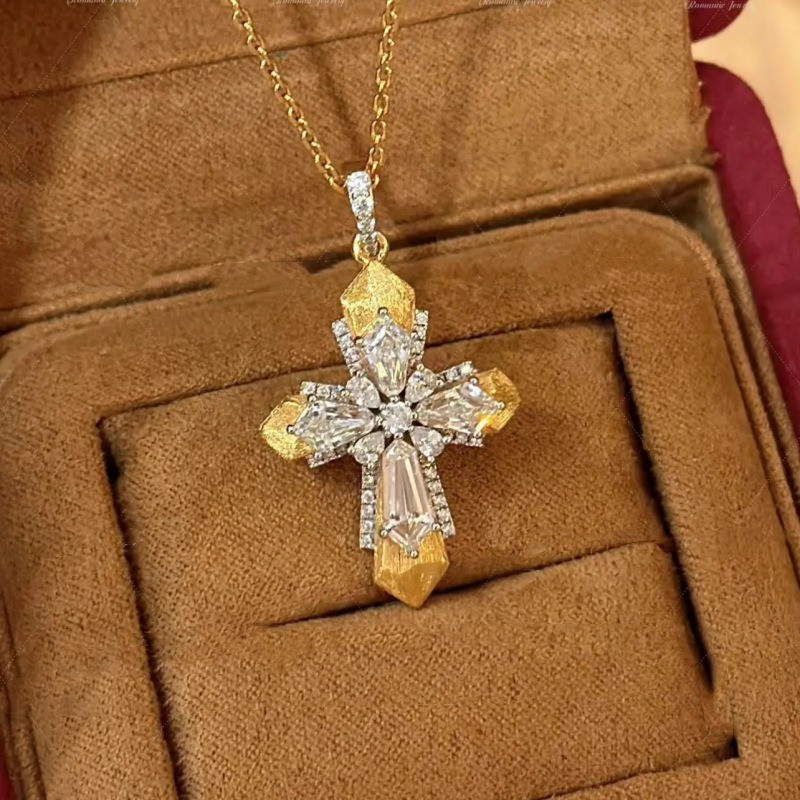 Vintage Vatican Cross Pendant  - Cross Pendant Necklace Gold review and price