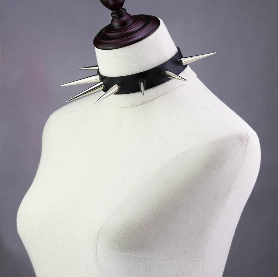 Emo Spike Choker Punk Collar F - Goth Punk Spike Choker review and price
