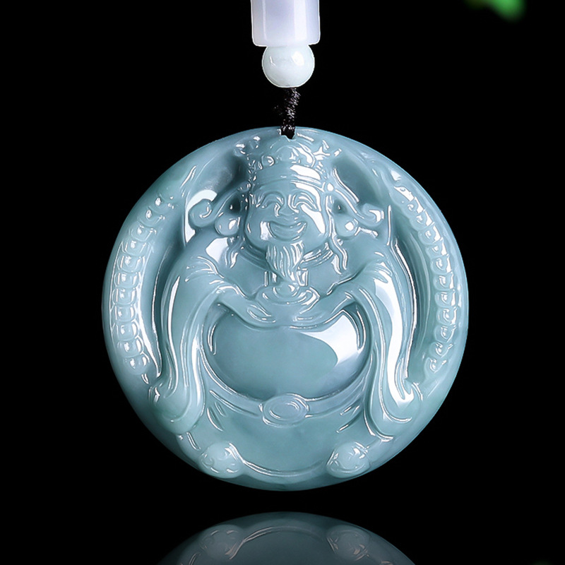 Burmese Jadeite God of Wealth  - Necklaces review and price