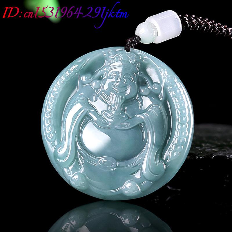 Burmese Jadeite God of Wealth  - Necklaces review and price