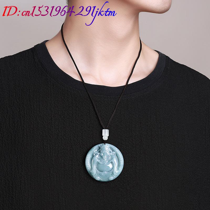 Burmese Jadeite God of Wealth  - Necklaces review and price
