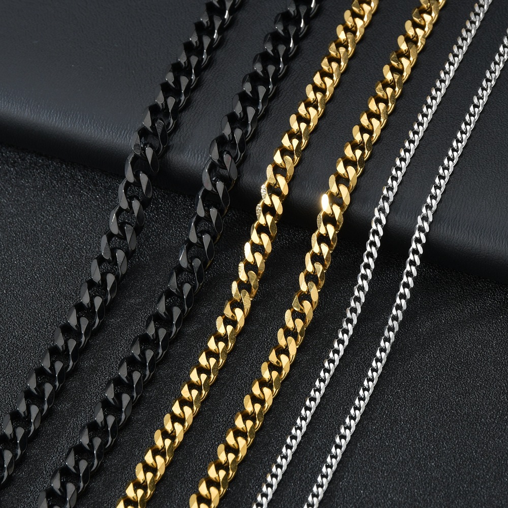 1 piece Size 3.6mm/5mm/7mm Men - Cuban Link Chain 12Mm review and price