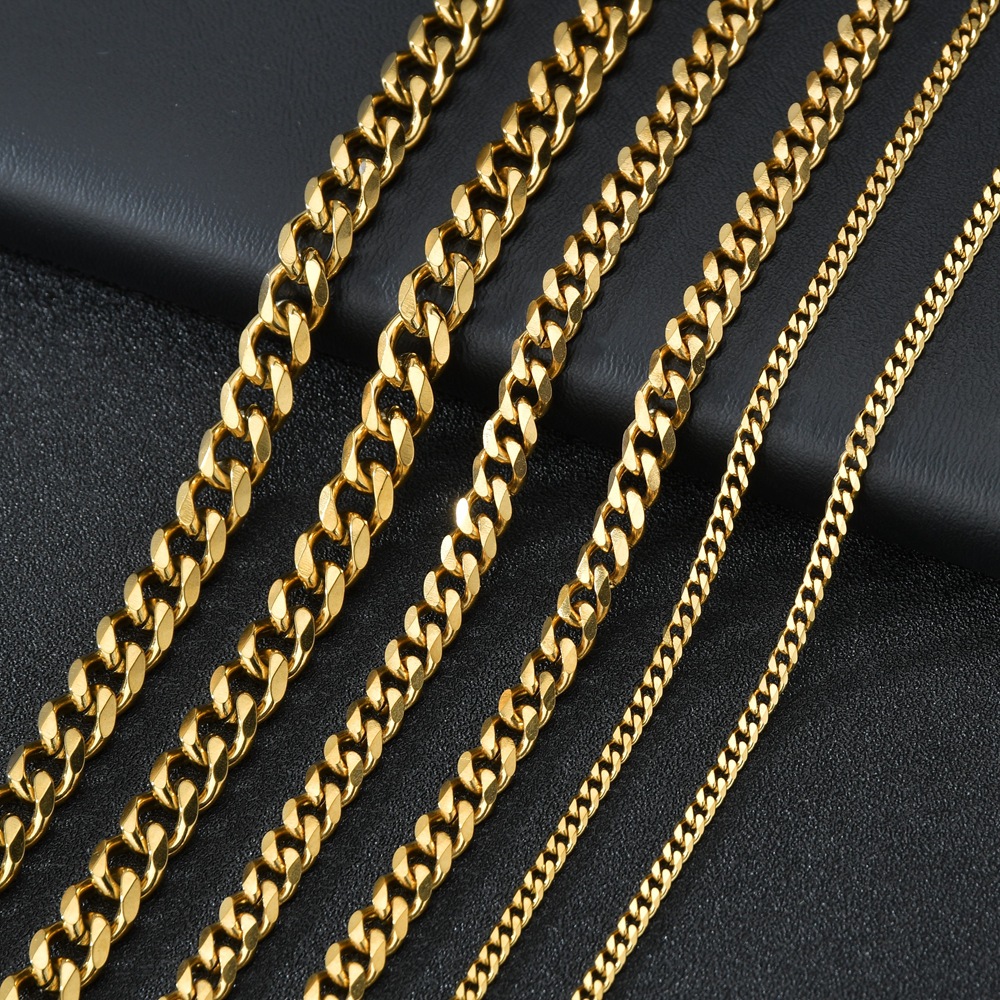 1 piece Size 3.6mm/5mm/7mm Men - Cuban Link Chain 12Mm review and price