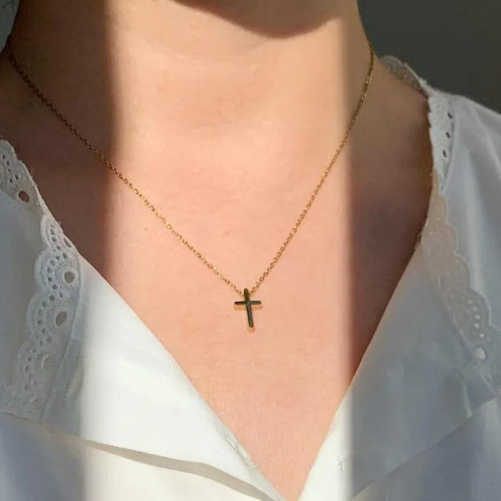 Exquisite gold cross necklace, - Cross Pendant Necklace Gold review and price
