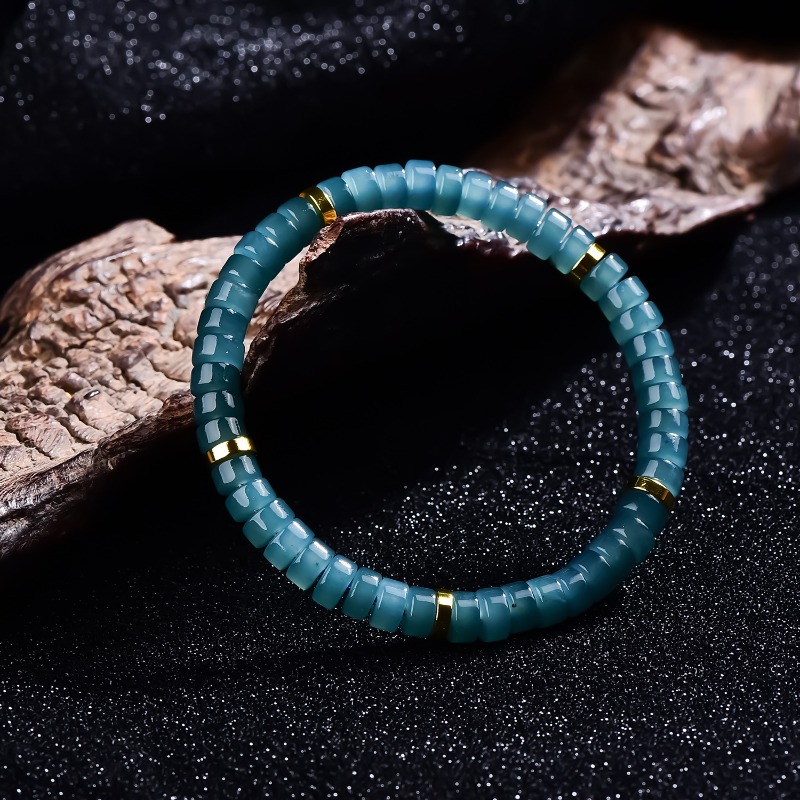 Natural Jadeite Blue Water Aba - Bracelets review and price