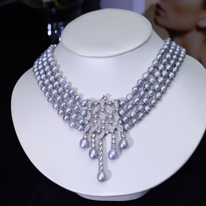 Freshwater Pearl Necklace, Vin - Pearl Choker Necklace Vintage review and price